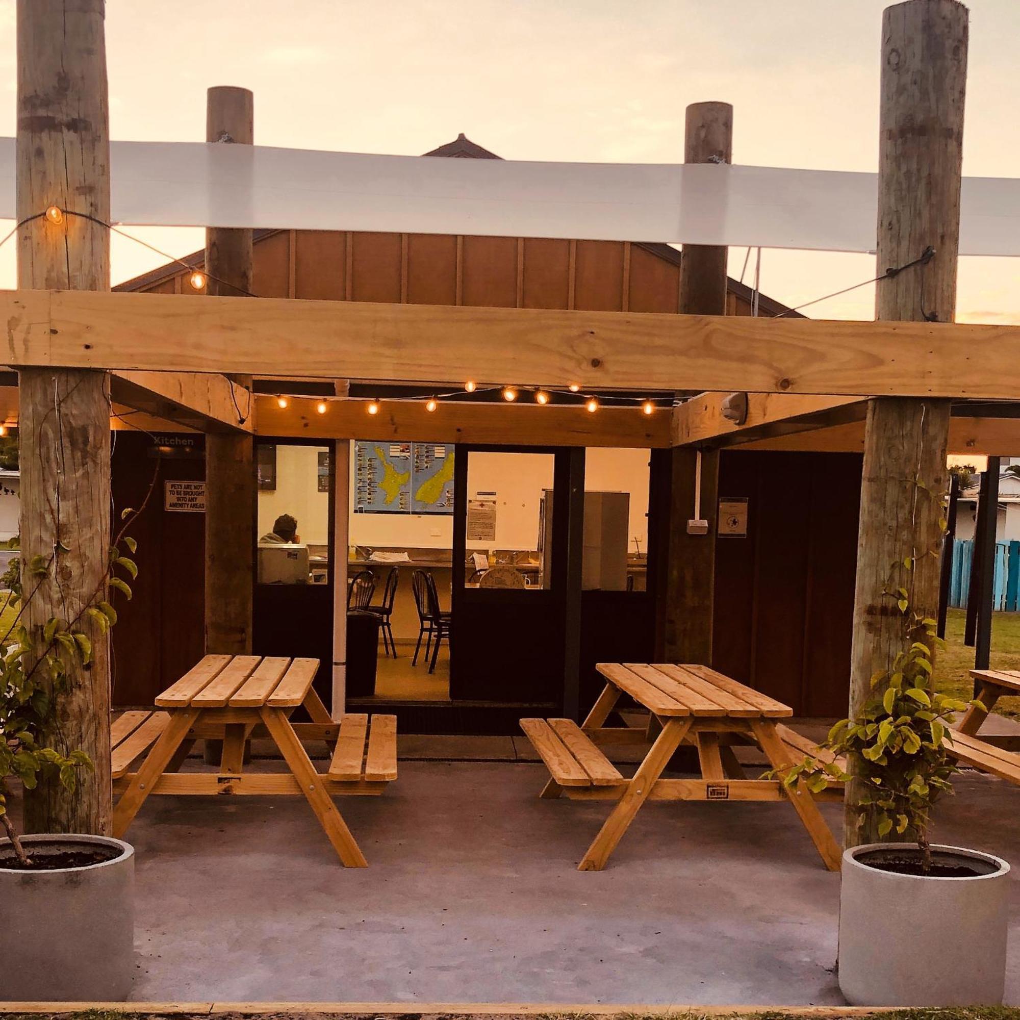 Foxton Beach Holiday Park Esterno foto