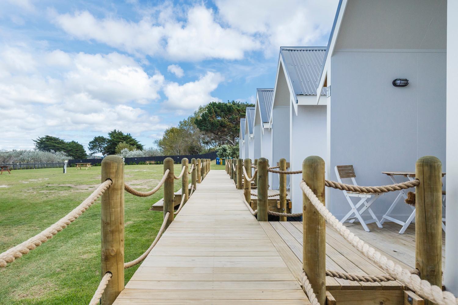 Foxton Beach Holiday Park Esterno foto
